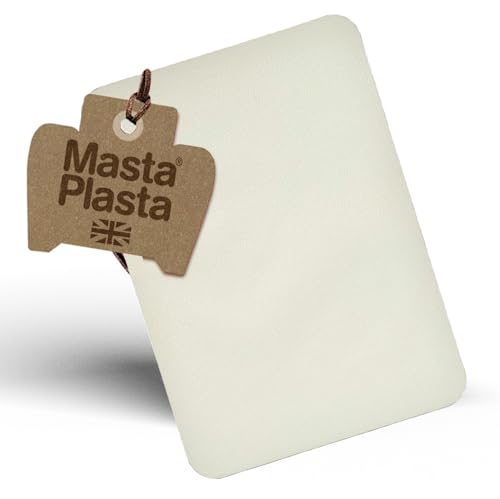 MastaPlasta Self-Adhesive Patch for Leather and Vinyl Repair, XL Plain, Ivory - 8 x 11 Inch - Multiple Colors Available