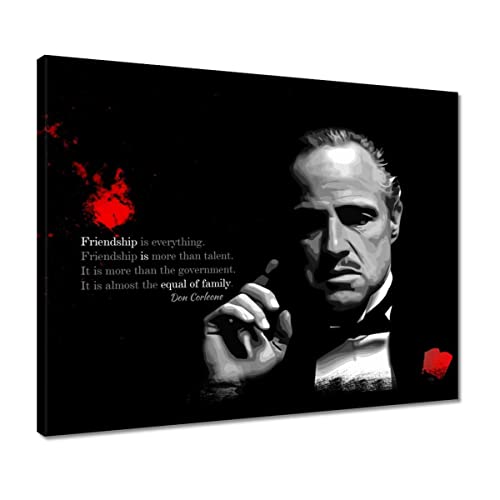 Pintura impresa en lienzo Decoración de pared 50x40cm De la película El Padrino No. H96M_PC1R