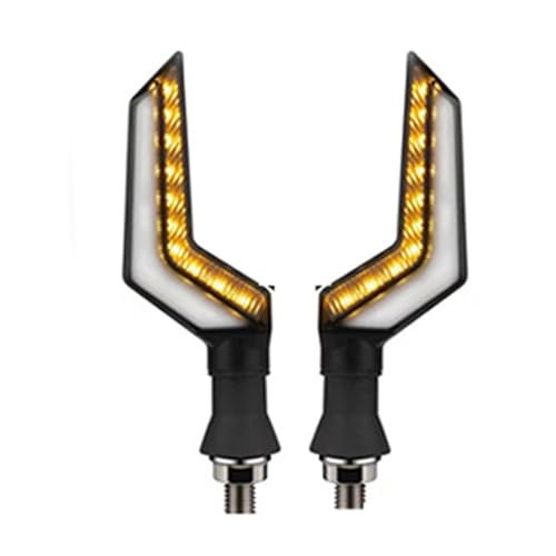 Clignotants LED 12V pour moto bicolores pour résoudre le manque de visibilité arrière