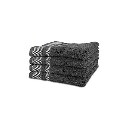 jilda-tex Handtuch Duschtuch Frottierware Set 100% Baumwolle Verschiedene Größen/Farben (2 x Handtuch + 2 x Duschtuch…