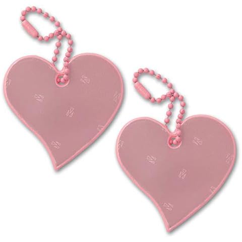 funflector Safety Reflector - Heart - Pink - 2-Pack Cover