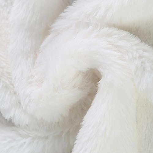 Women Wedding Cloak Shawl:Wedding Cape,Faux Fur Coat Hooded Cloak,White Faux Fur Jacket Bridal Coats Wraps2