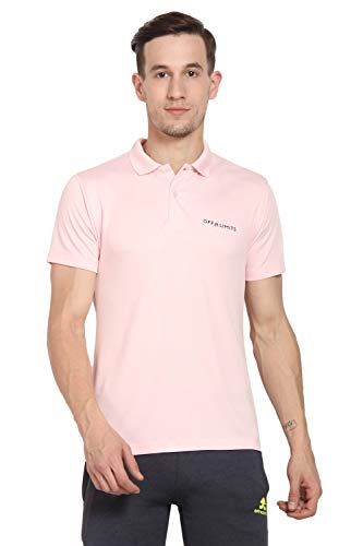 Image of OFF LIMITS Men CORE Polo Ice Pink Polo Tshirt
