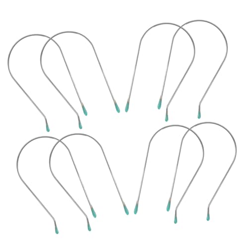 Ipetboom 8pcs Curling Iron Clips for Blowout Look Hot Roller Accessories Stainless Steel