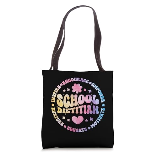 School Dietitian Cafeteria Food Services Crew Helper Squad Tote Bag