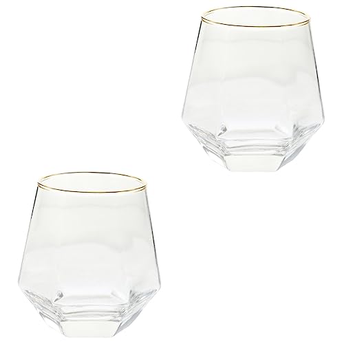 VILLCASE 2 Peças De Aro De Barra De Cerveja Para Festa Copos De Água Decorativos Para Beber Em Casa