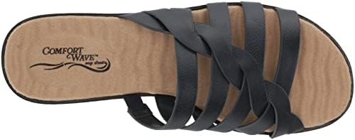 Easy Street Women's Sheri Slide Sandal, Navy, 8.5 | Image 4