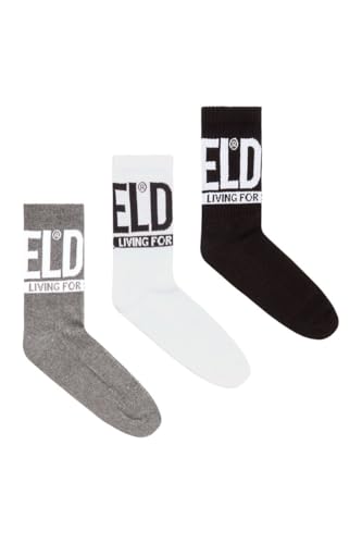 Diesel SKM-WRAPAROUND-MID-CUT-CUSHIONED-SOCKS