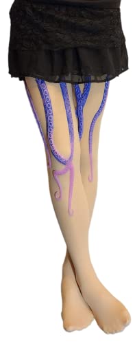 Black Bazaar Tentacle Tights Leggings Stockings Socks Cute Sexy Handmade Silicone Octopus 3D Design3