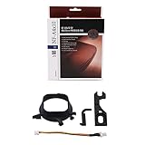 Material: plástico + metal. chenchen Kit de Montaje en impresión 3D Negro y Mini radiador de Fans Compatible con Dreamcast Corriente Continua Consola (Color : Black)