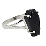 100 nuevo y de alta calidad Anillo gótico Punk de Moda Último Anillo de ataúd Negro de Moda Temperamento Anillo de Todo fósforo Regalos Celebración de la Boda Joyería Anillos de Vampiro para Mujeres Hombres Disfraz