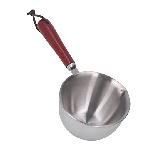 Olla para leche SIXRUN de acero inoxidable 304 con fondo de inducción de 200ml 4