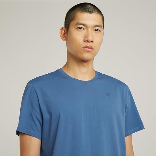 G-STAR Herren Base-S T-Shirt, Blau (Dutch Blue D16411-336-G989), XS 5