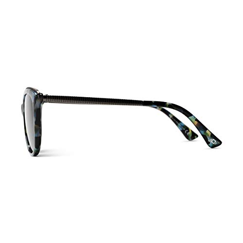 Foster Grant Sofia Vergara x Women's Margarita Full Lens SunReaders Cat-Eye Reading Glasses, Milky Blue Tortoise, 55 mm + 3,5011243-300.COM - Image 3