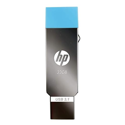 HP HPFD302M 32GB OTG Flash Drive (Sliver)
