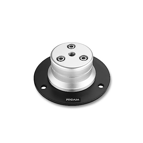PROAIM Bazooka Supporto Per Fotocamera Da 35 Cm – Base Euro/Elemac, Chiusura Rapida, Alluminio CNC, Fino A 200 Kg