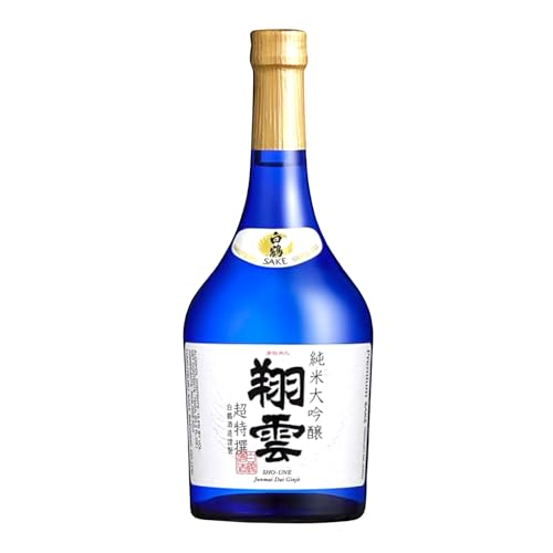 SAKE HAKUTSURU SHO UNE Junmai Daiginjo | Ultra-Premium Reiswein, Spitzenklasse Sake, Weich und Geschmeidig, perfekte Balance von Süße und Säure, Edler Tropfen, 720ml