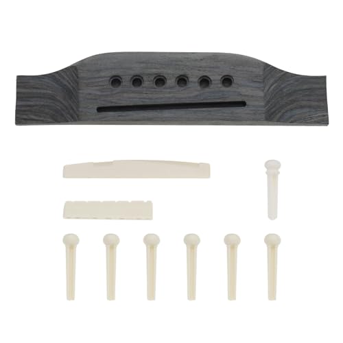 Materiale di alta qualità: consistenza dura, suono nitido, lunga durata. Comunemente utilizzato nella maggior parte dei tipi di chitarra acustica.