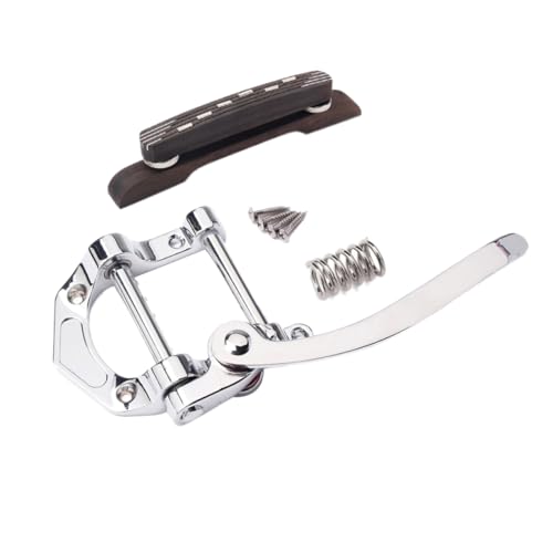Chevalet de guitare archtop vibrato en alliage avec réglage de hauteur