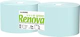 Papel Azul de 2 Capas RENOVA Bobinas Multiusos Renovagreen 450 metros - 2 Bobinas Azules de 2 Capas