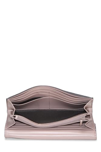 Pre-Loved Pink Guccissima Bow Continental Wallet, Pink4