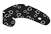 Amilian® Housse XXL pour coussin d'allaitement bébé Coussin de positionnement long Coussin de positionnement latéral 170 cm Mouton noir