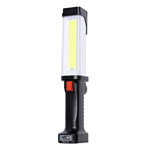 Cob Led Work Light 1000 Lumens Cordless Portable handheld USB Rechargeable Magnetic Flashlight for Car Underhood Repair, Garage, Camping