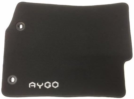 Toyota Genuine Aygo Front & Rear Carpet Floor Mat with Logo 14 ...