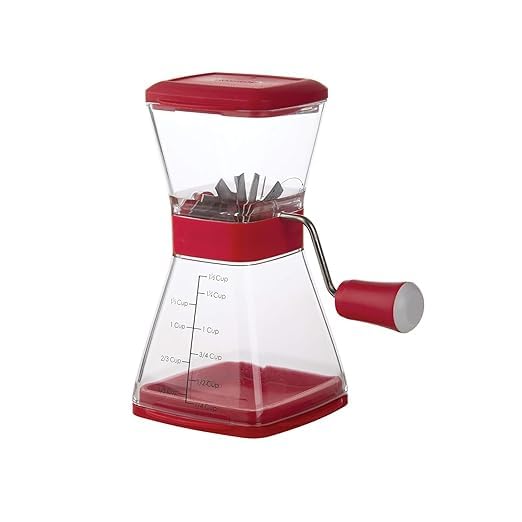 MONYRO Smart Chilli & Dry Fruit Cutter | Kitchen Gadgets for Dry Fruit & Vegetable Chopper | badam Onion Chilli Cutter Machine with Stainless Steel Blade | Red (Pack of 1) 5 31yePUjdy6L