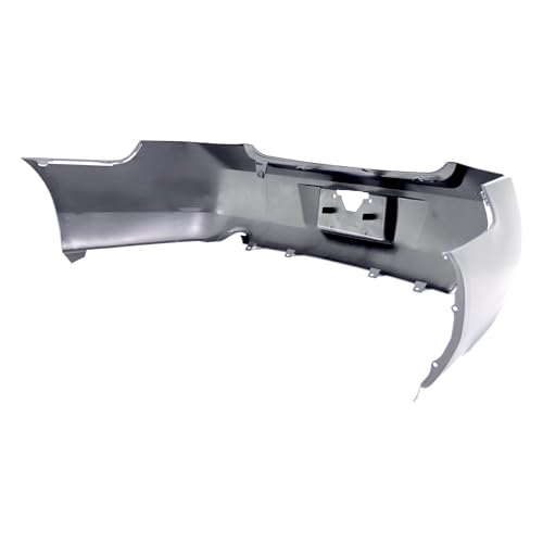 Image of FitParts Compatible with Chevrolet Impala 2006-2016 Rear Bumper Cover | Primed, With Exhaust Opening, With Dual Exhaust, Sedan, Police, Ready to Paint, OEM 19120961, GM1100736