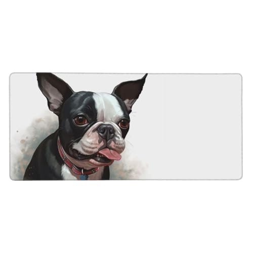Tapis de souris de jeu antidérapant 40x90cm avec bords cousus haute précision
