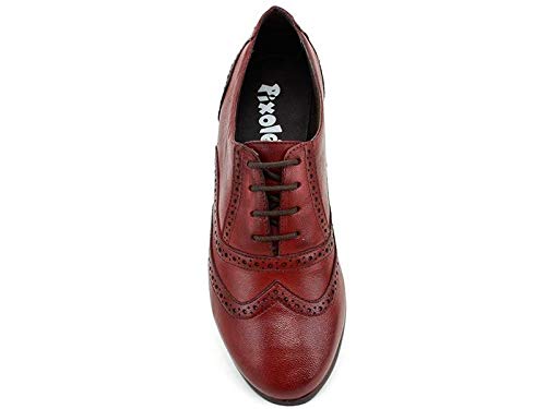Sapato Oxford Chaville 240125 Couro Vermelho