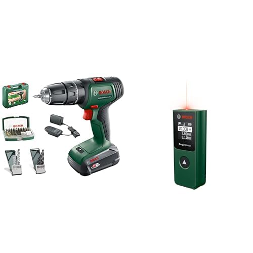 Bosch UniversalImpact 18V Cordless Impact Drill – Amazon Edition & Télémètre laser Bosch EasyDistance 20