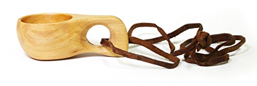 Kuksa hölzern trinkbecher 18 für das Wandern, Camping, die Küche, im Freien Cover