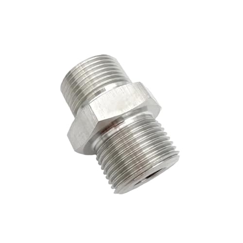 Mamelon hexagonal M14x1.5 mâle en acier inoxydable 304 de haute précision pour fluides