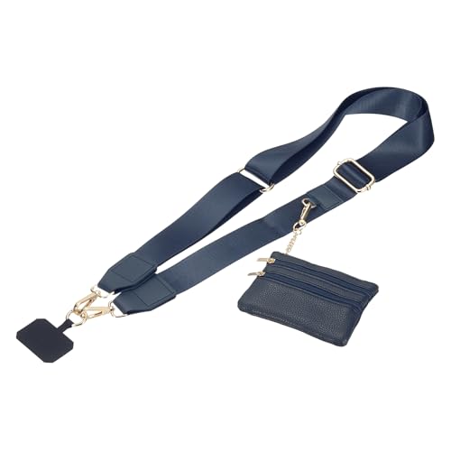 Sangle téléphone avec portefeuille pour concerts, voyage et running