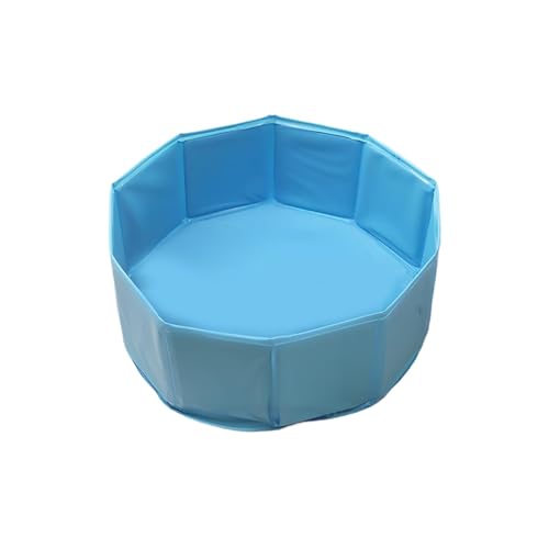 SUNCN 犬用キディープール - PVC製折りたたみ式犬用バスタブ 防滑ペット用パドルタブ兼ウォーターボウル