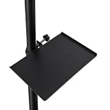 Drum Accessory Tray with Clamp, Percussion Table for Drum Set, Microphone Stand Tray, Clamp-On Drum Shelf...