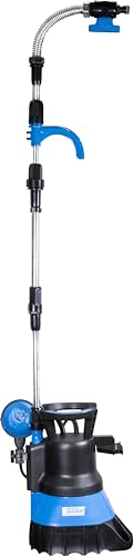 Güde Regenfass-Tauchpumpe GFP 5201 (350 W, 5200 l/h, max. Förderhöhe/Eintauchtiefe 11 m/7 m, Noryllaufrad, 10 m Anschlusskabel, max. Korngröße 3 mm, Schwimmerschalter, Verlängerung & Absperrhahn)