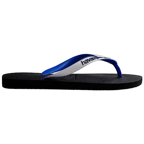 Chinelo Top Mix Brasil, Havaianas, Adulto Unissex, Preto, 41/42