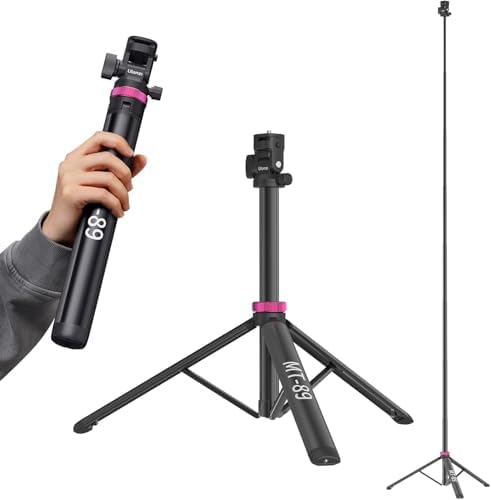 ULANZI MT-89 Extendable Tripod Aluminum, 82“ Portable Adjustable ...