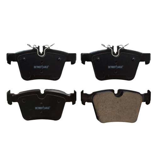 Image of Detroit Axle - 4pc Rear Brake Pads for 2015-2023 Mercedes-Benz C300