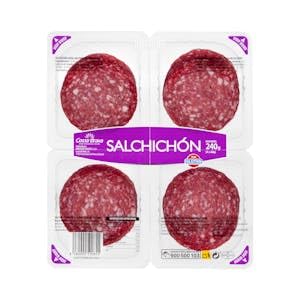 Salchichón extra Hacendado lonchas 4 paquetes x 60 g Pack 2
