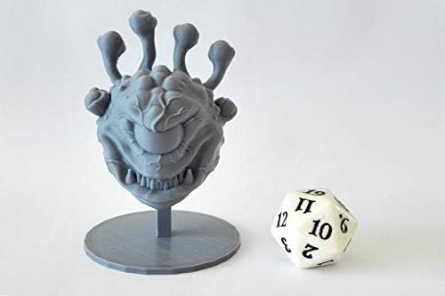 Beholder Miniature for Dungeon and Dragons Pathfinder (Gray-Unpainted)