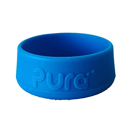 Pura Kiki - Bodenschutz (Bumper) für 150/250 / 325ml Flaschen Pura Bumper, 100% Silikon, 1er Blau Cover