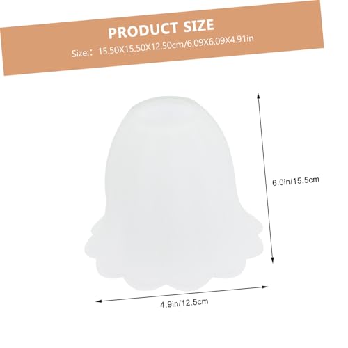 Pantalla elegante en forma de flor para lámpara E27 como pieza decorativa exclusiva 2