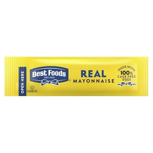 Best Foods Real Mayonnaise Packets Single Serve, 0.38 Oz, 210 Pack