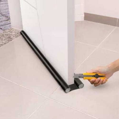 Protetor Veda Porta Duplo Contra Bichos E Insetos Impermeável Preto