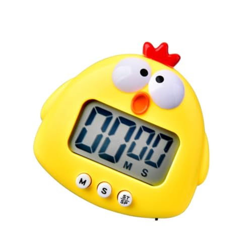 KICHOUSE Adorable Temporizador Digital De Cocina Temporizador De Plástico Regresiva Recordatorio Suministros De Cocina Diseño Magnético