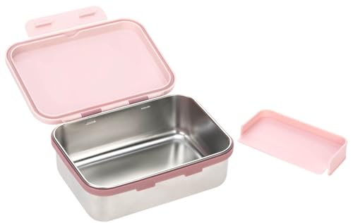 Foto von LÄSSIG Kinder Brotdose Edelstahl Lunchbox Frühstücksbox nachhaltig Kindergarten Schule/Adventure Tipi,, 1 Stück (1er Pack)